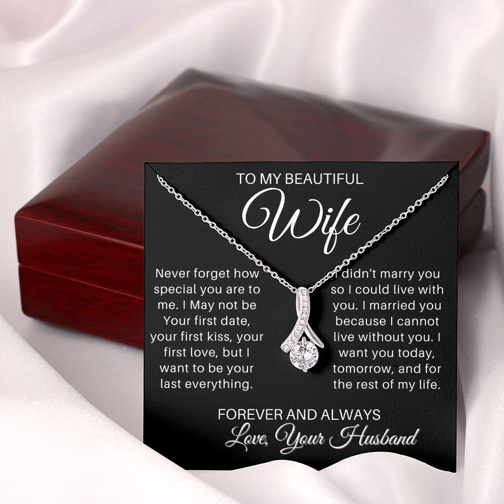 To My Wife - Forever and Always - blackversion_Alluringbeauty (ETSY)