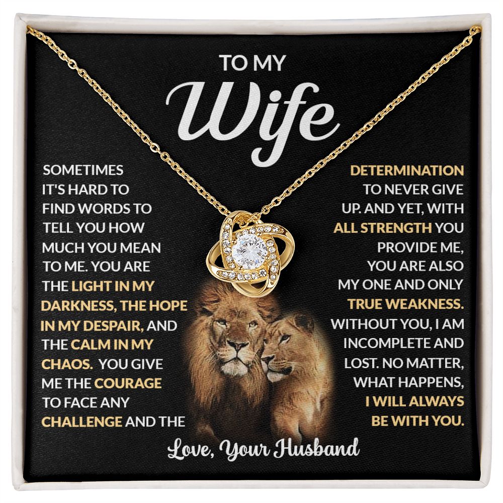 To My Wife_Calm In My Chaos