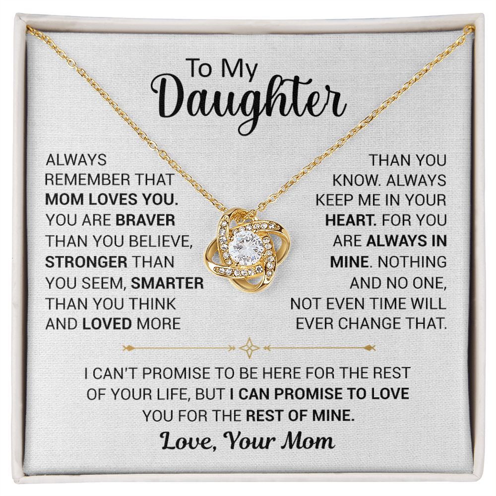 To My Daughter - Mom Loves You