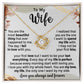 To My Wife - You are the Most Beautiful Thing that Ever Happened to Me (ETSY)