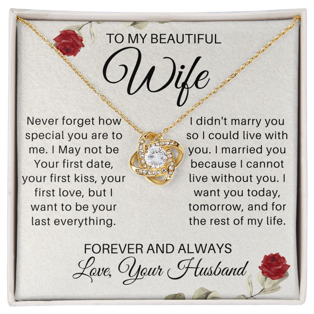 To My Wife - Forever and Always - roseversion (ETSY)