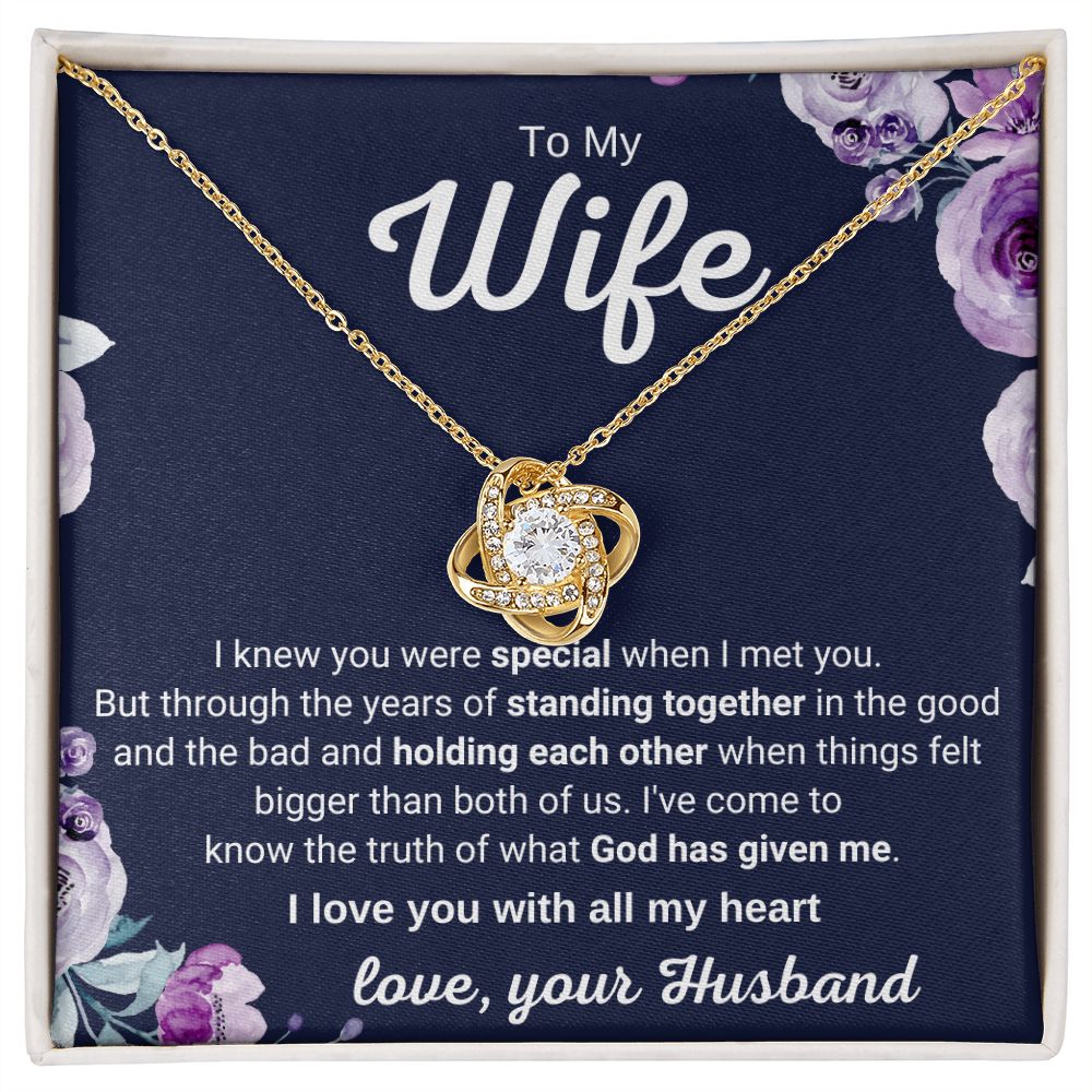 To My Wife - I Knew You Were Special When I Met You