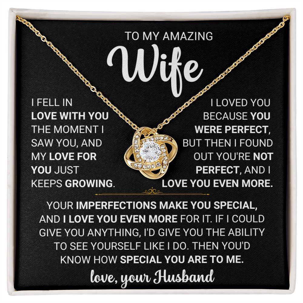 To My Wife_Imperfections Make You Special (ETSY)