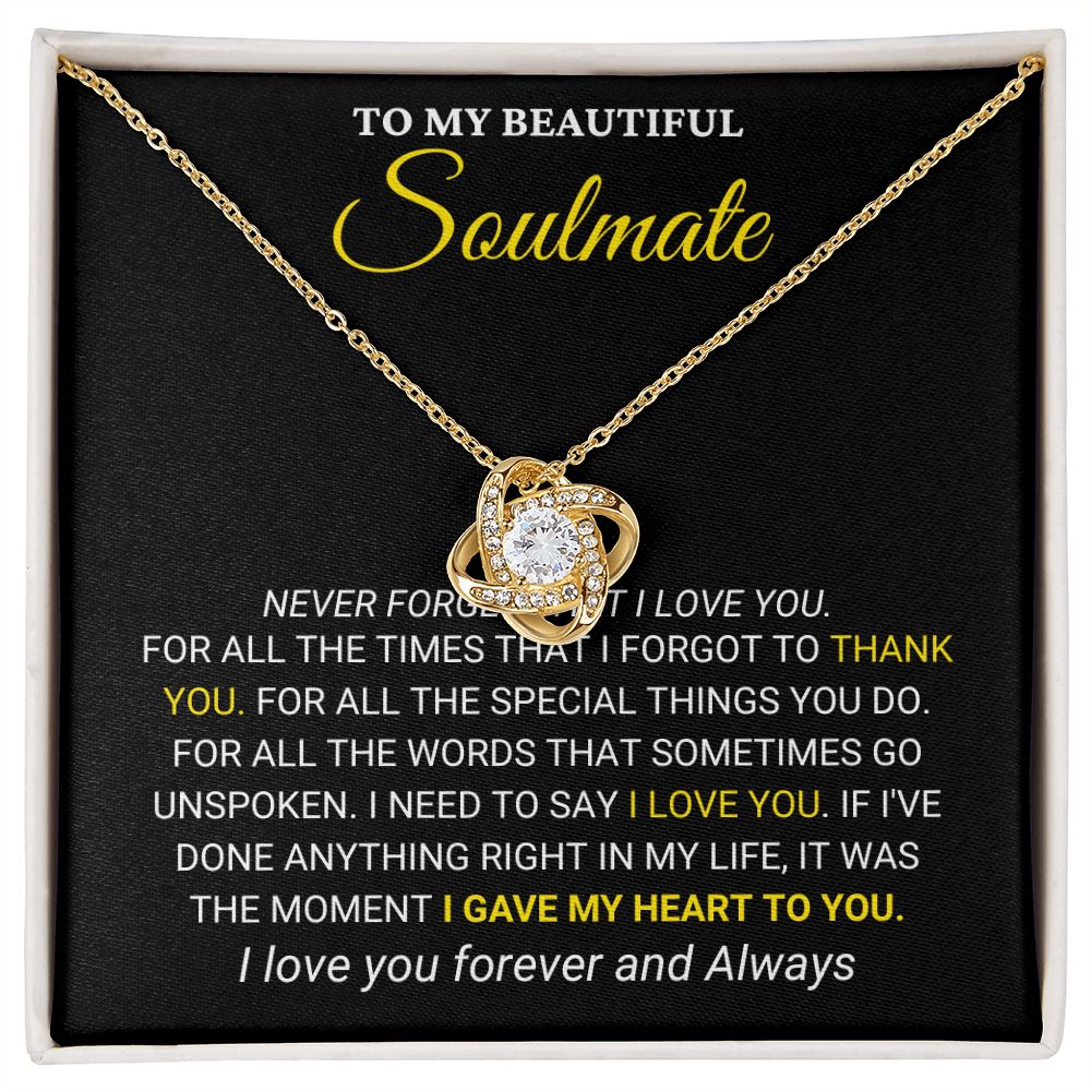 To My Soulmate- Never Forget That I Love You (ETSY)