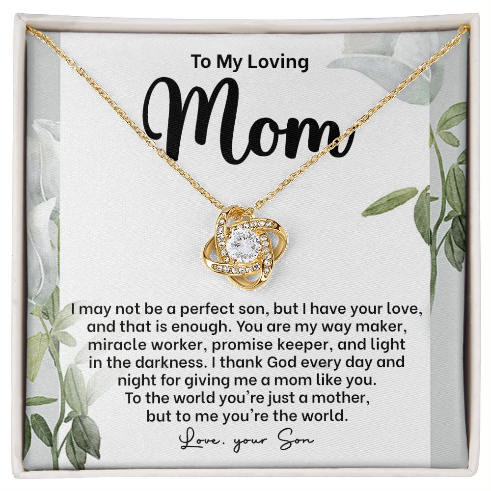 To My Mom - I Am Not a Perfect Son