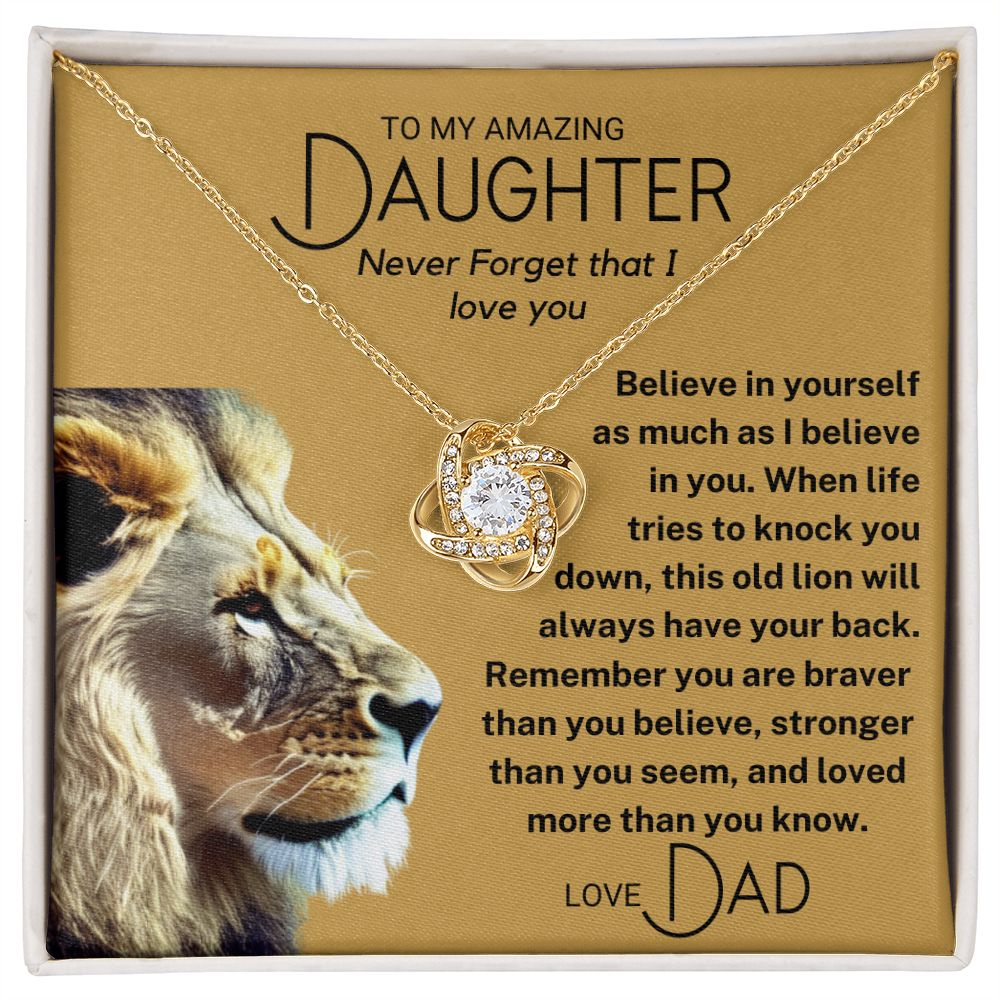 To My Daughter - Believe in Yourself - Lion