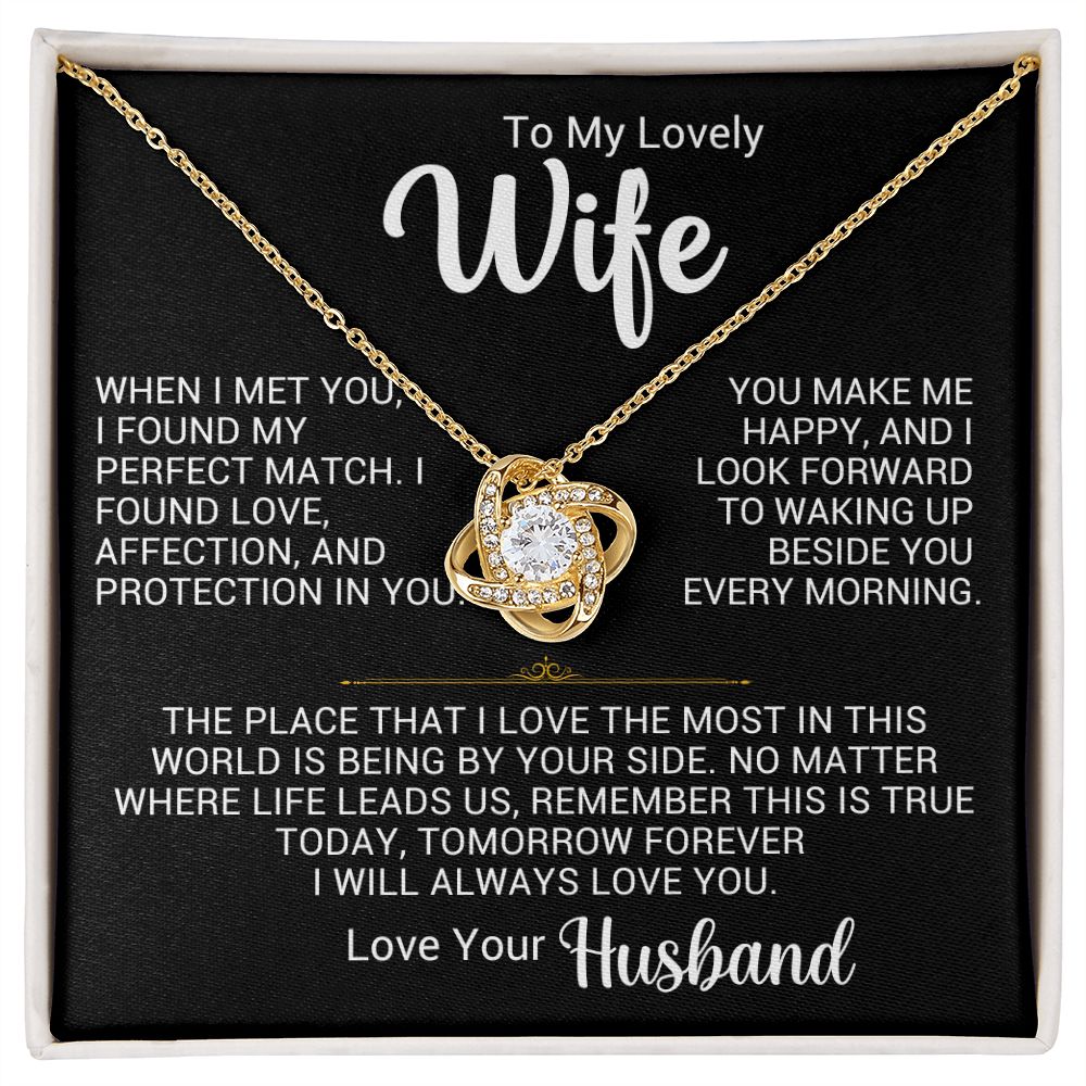 To My Wife_I Found My Perfect Match