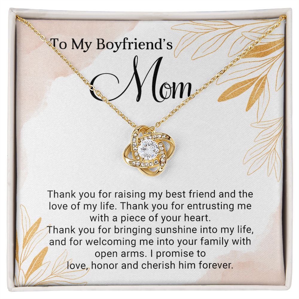 To My Boyfriend's Mom-Thank You For Raising My Best Friend