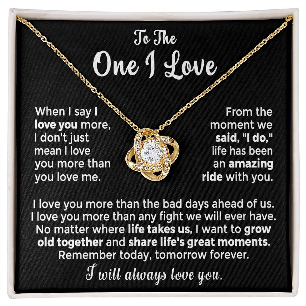 To The One I Love - From the Moment We Said I do