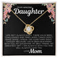 To My Daughter - Life Isn't Always Easy (ETSY)