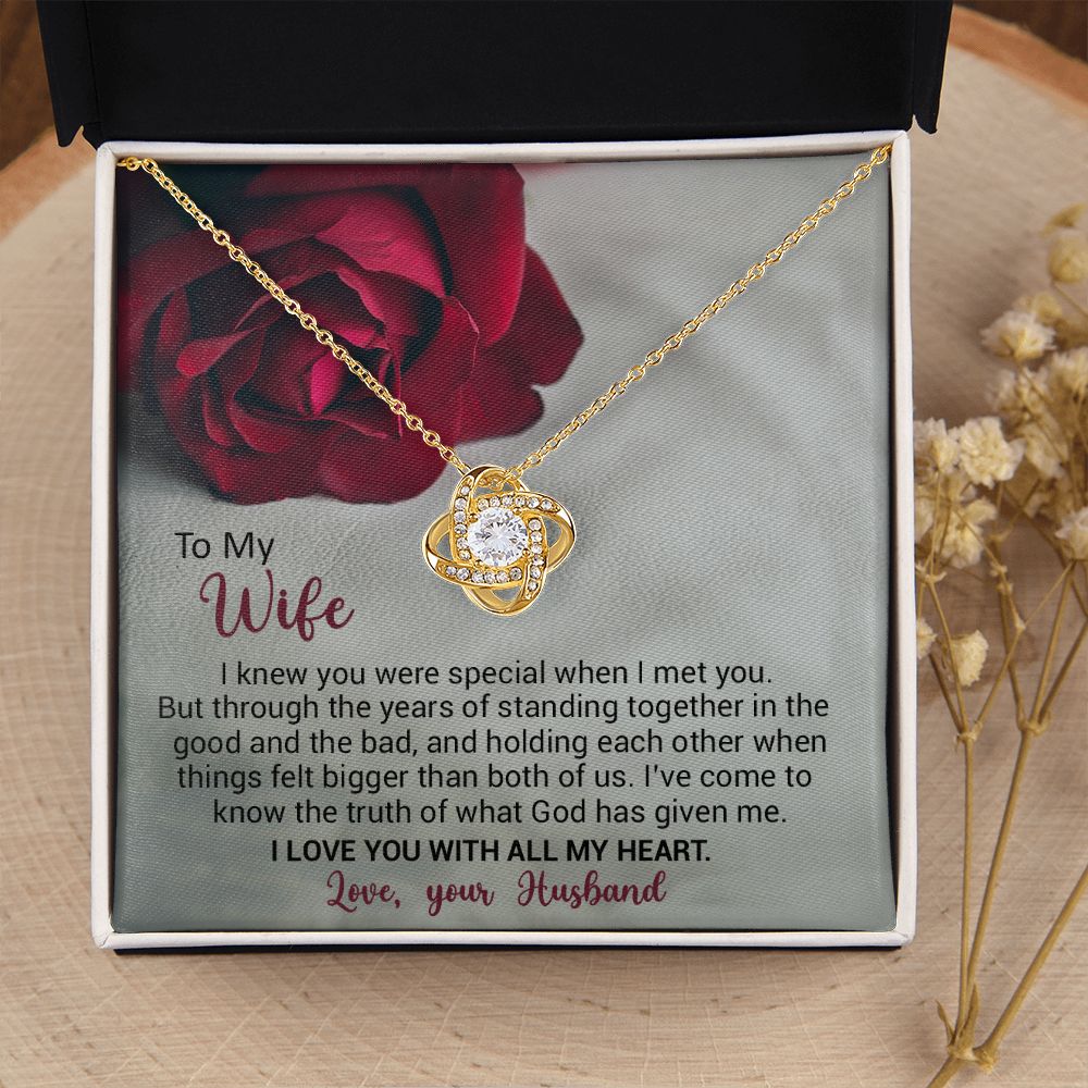 To My Wife - I Knew You Were Special When I Met You