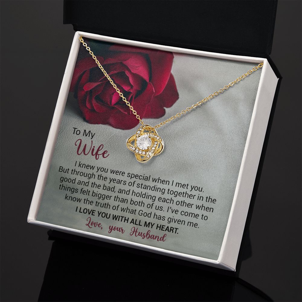 To My Wife - I Knew You Were Special When I Met You