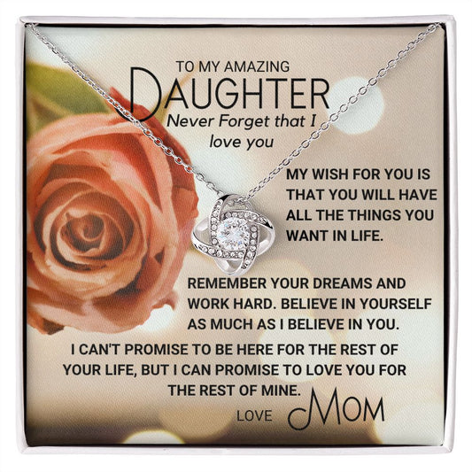 To My Daughter - All the Things You Want in Life (ETSY)