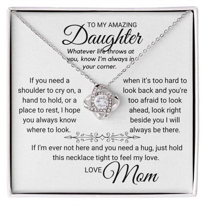 To My Daughter - If You Need a Shoulder to Cry On (ETSY)