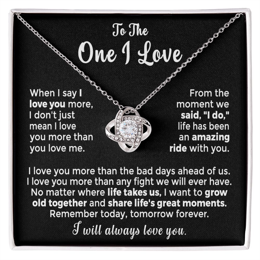 To The One I Love - From the Moment We Said I do