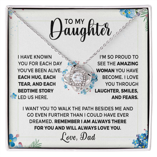 To My Daughter - From Dad Laughter Smiles and Fears