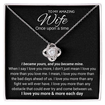 To My Wife - I Became Yours  (ETSY)