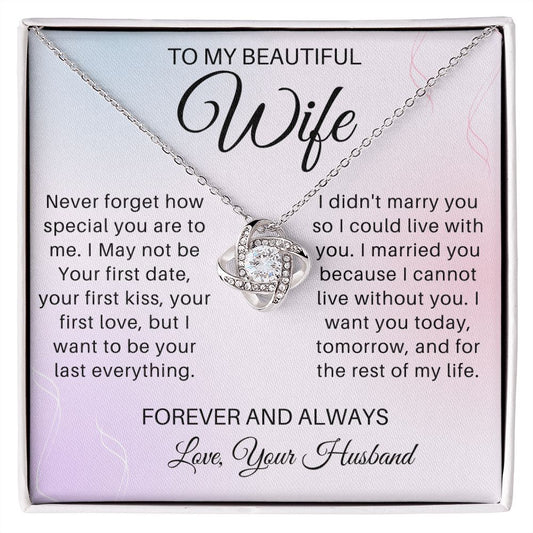 To My Wife - Forever and Always - mixcolorversion (ETSY)