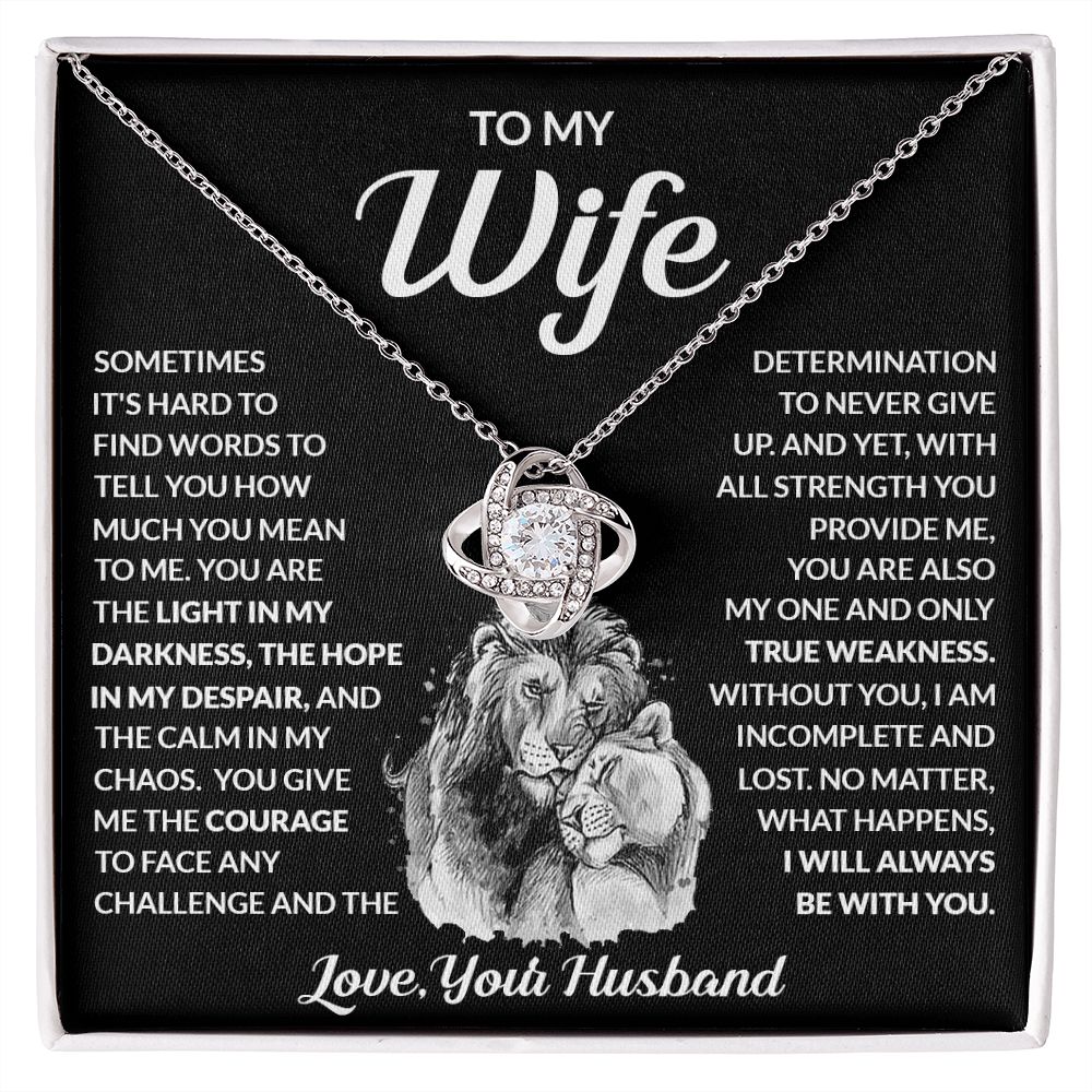 [ALMOST SOLD OUT] To My Wife "Calm in My Chaos" Necklace