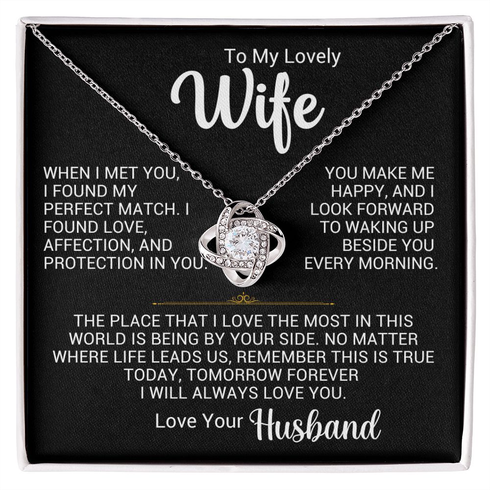 To My Wife_I Found My Perfect Match