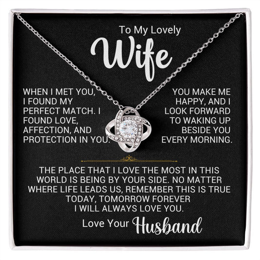 To My Wife_I Found My Perfect Match