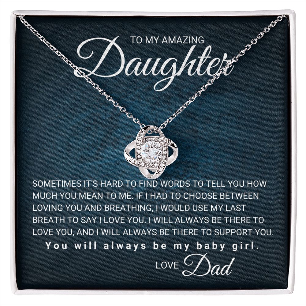 To My Daughter - Always Be My Baby Girl (ETSY)