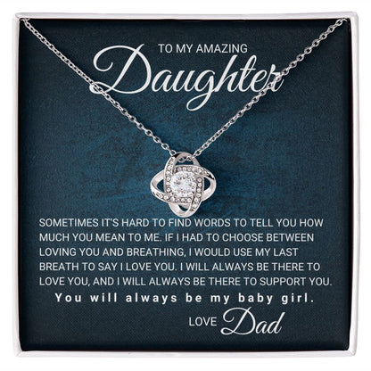 To My Daughter - Always Be My Baby Girl (ETSY)