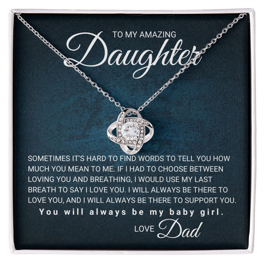 To My Daughter - Always Be My Baby Girl (ETSY)