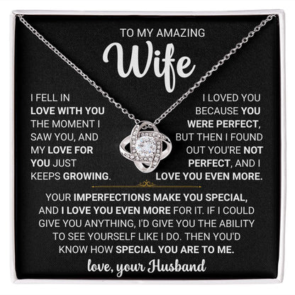 To My Wife_Imperfections Make You Special (ETSY)