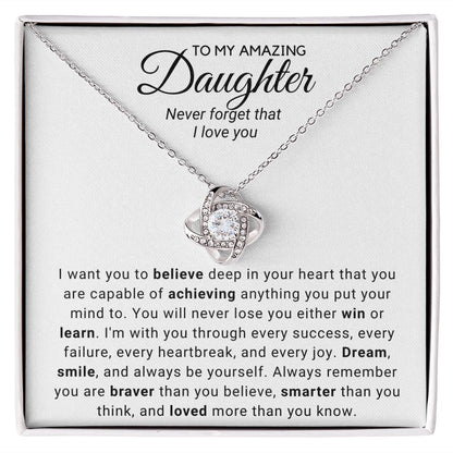 To My Daughter - I'm With You Through Every Success (ETSY)