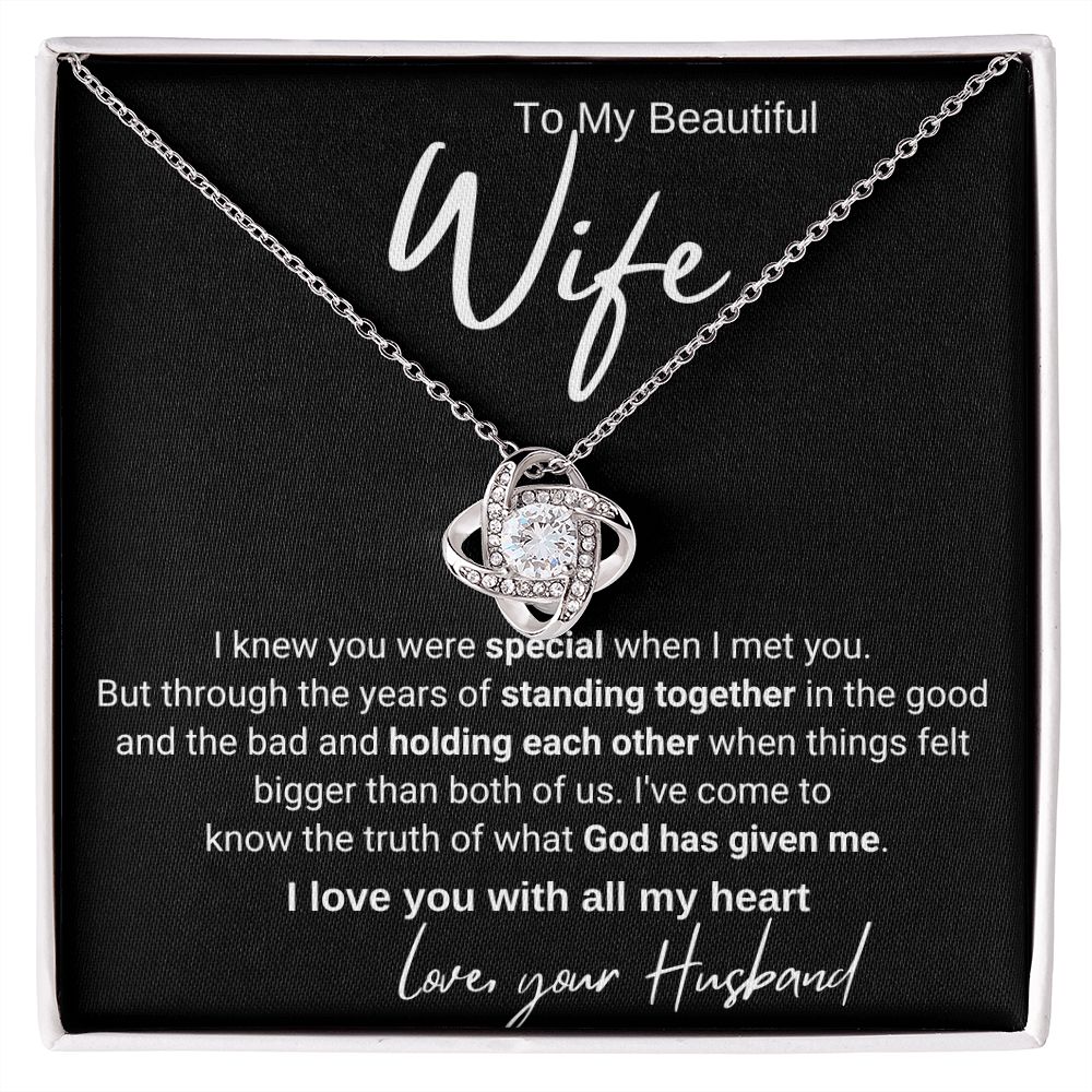 To My Wife - I Knew You Were Special When I Met You
