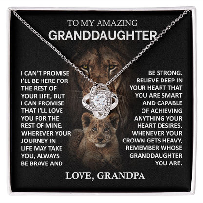 To My Granddaughter - Be Strong (ETSY)