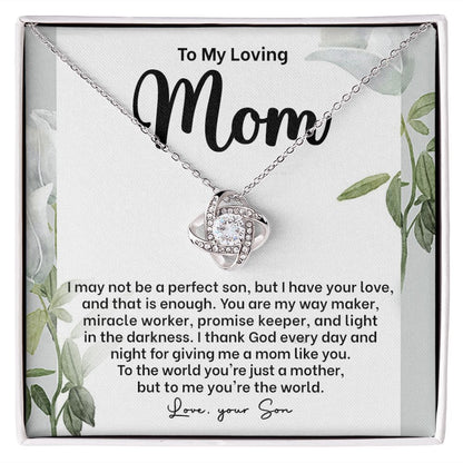 To My Mom - I Am Not a Perfect Son (ETSY)