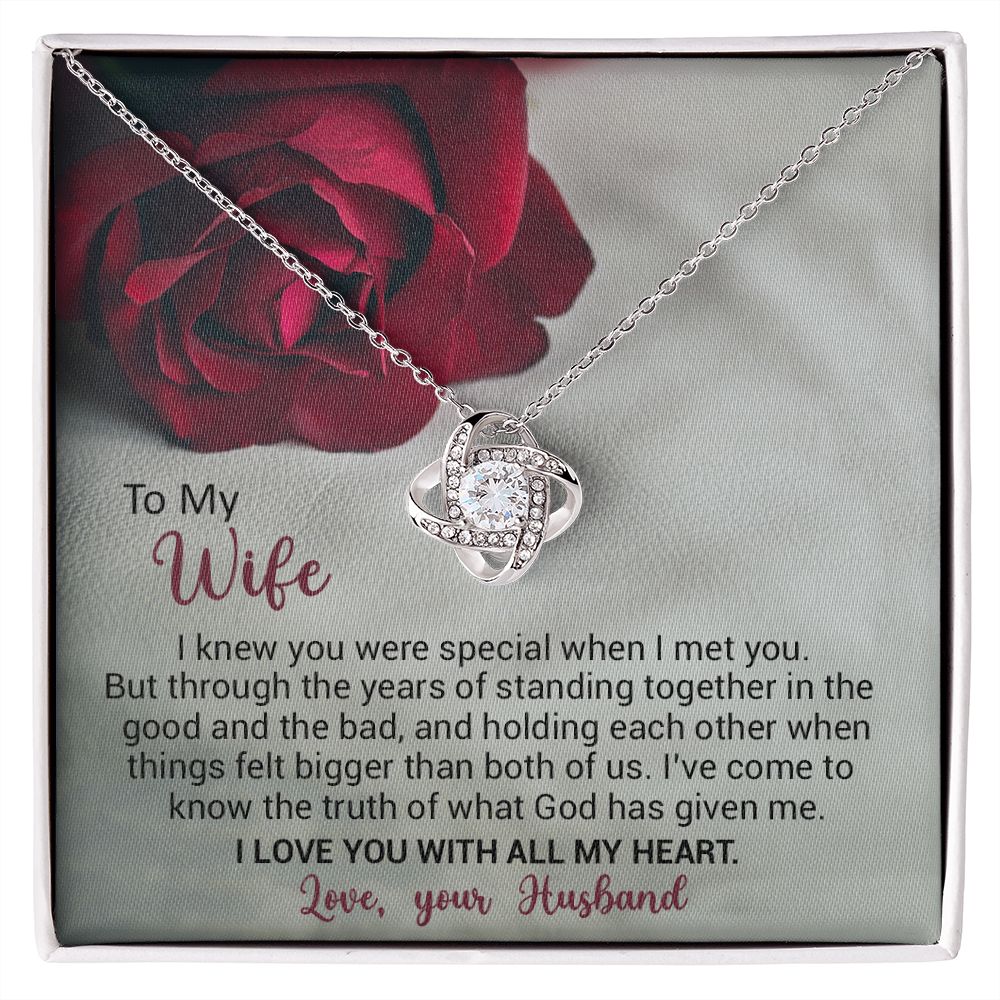 To My Wife - I Knew You Were Special When I Met You