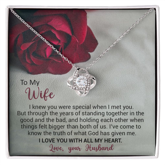 To My Wife - I Knew You Were Special When I Met You
