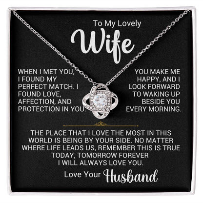 To My Wife_I Found My Perfect Match (ETSY)