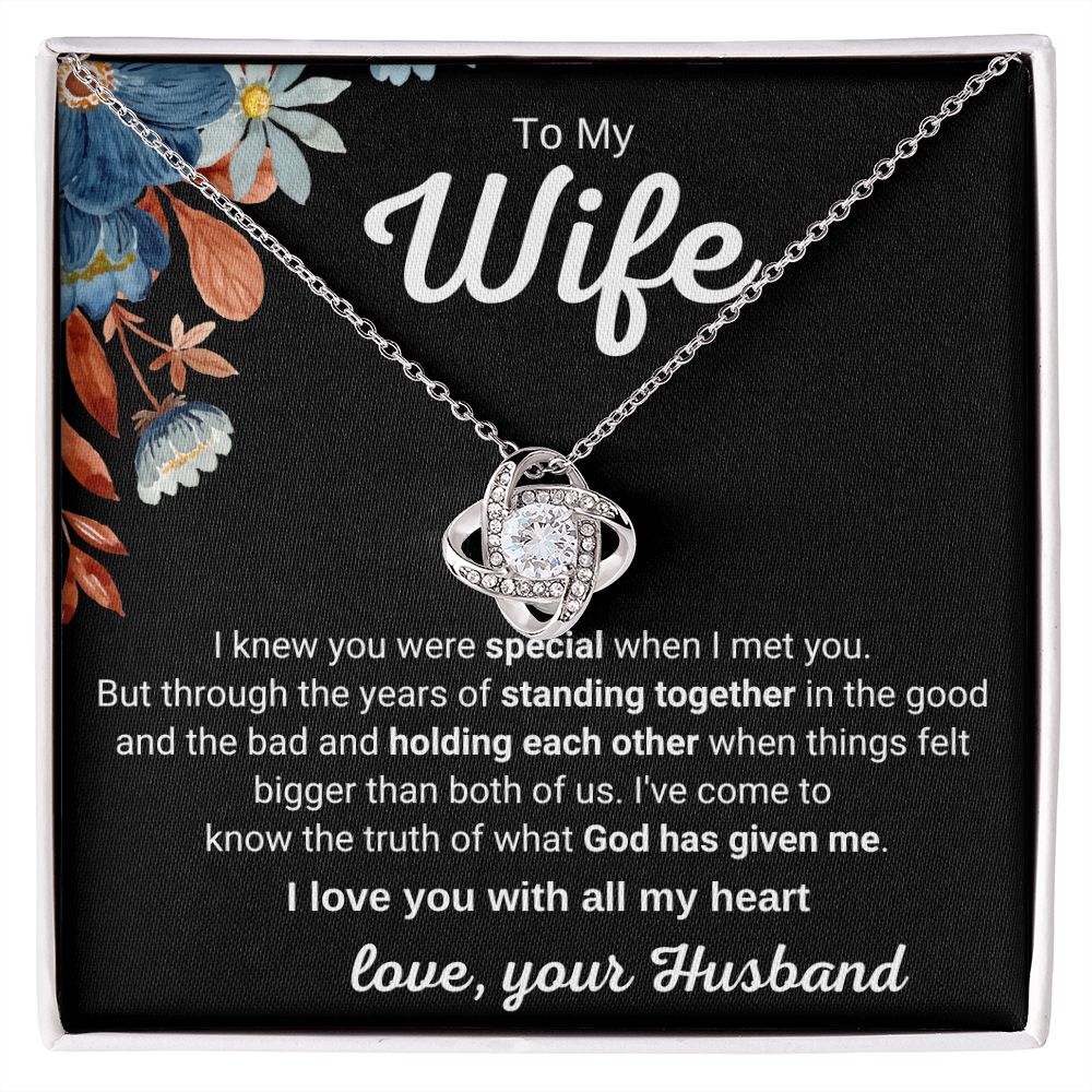 To My Wife - I Knew You Were Special When I Met You