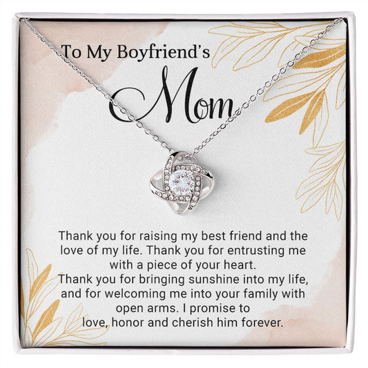 To My Boyfriend's Mom-Thank You For Raising My Best Friend