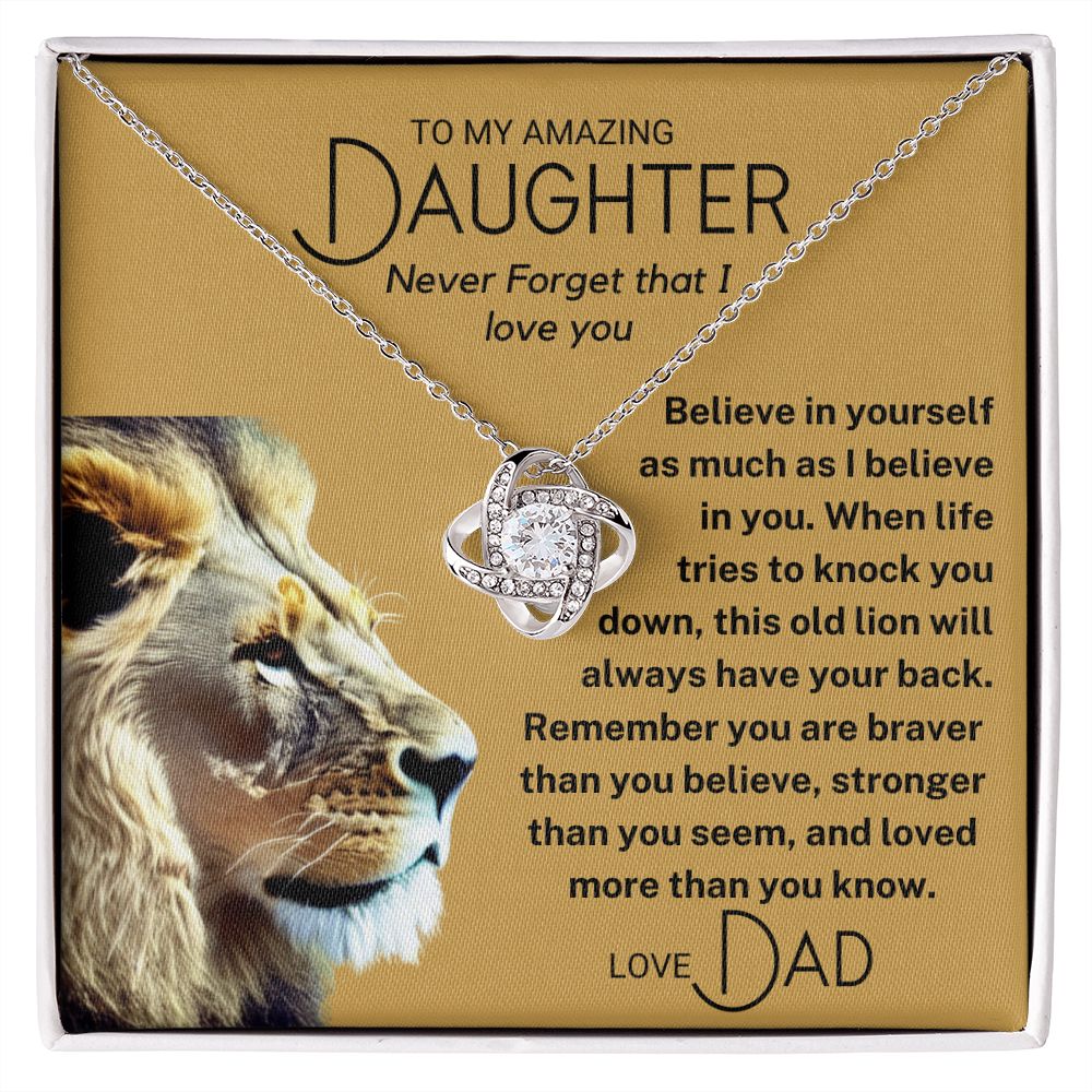 To My Daughter - Believe in Yourself - Lion