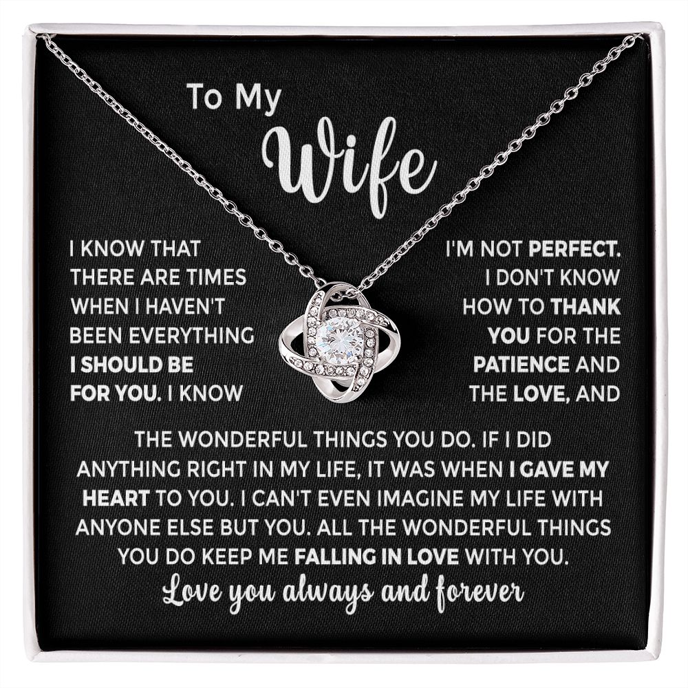 To My Wife - All The Wonderful Things You Do