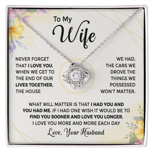 To My Wife - I Had You and You had Me (ETSY)