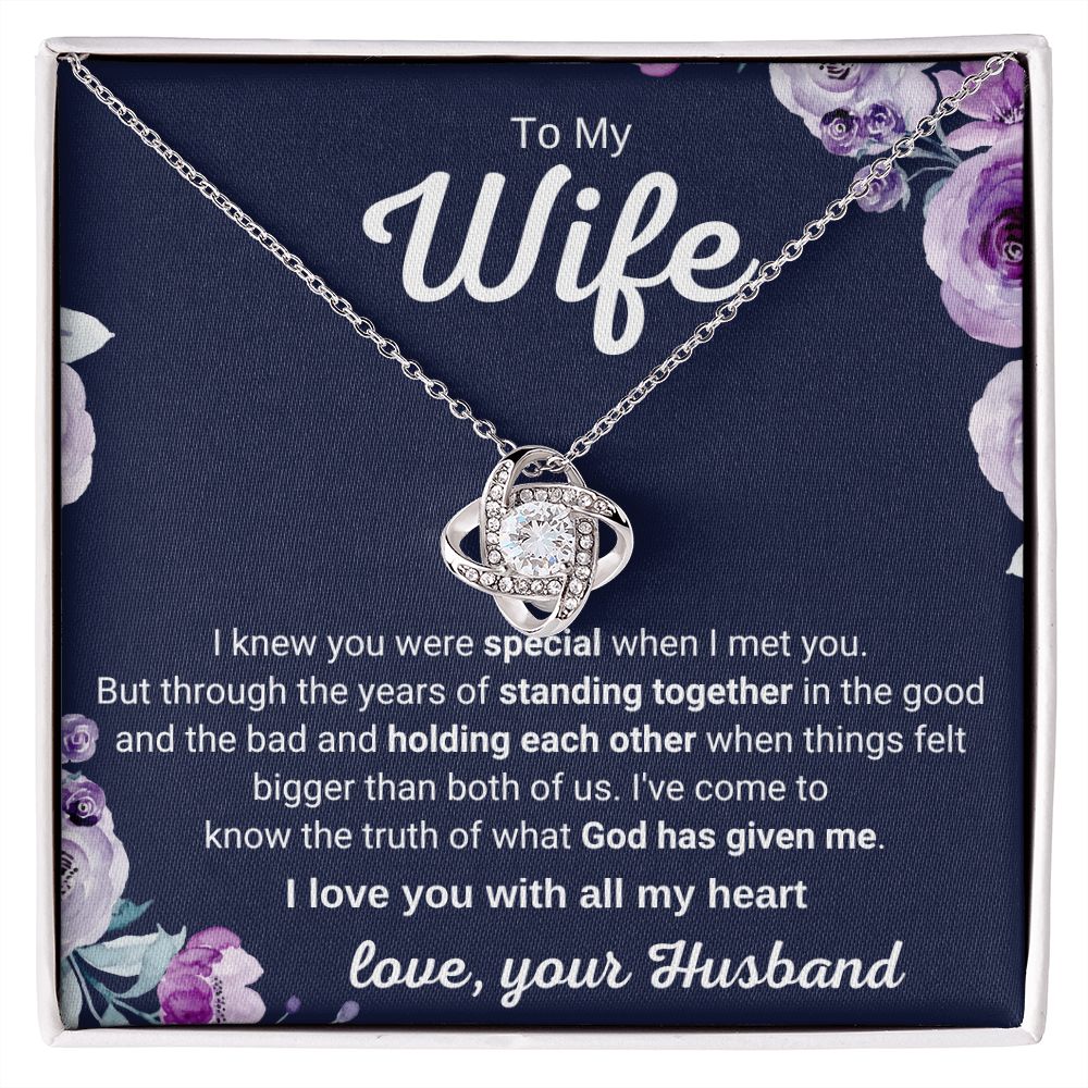 To My Wife - I Knew You Were Special When I Met You