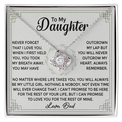 To My Daughter From Dad - Promise to Love You (ETSY)