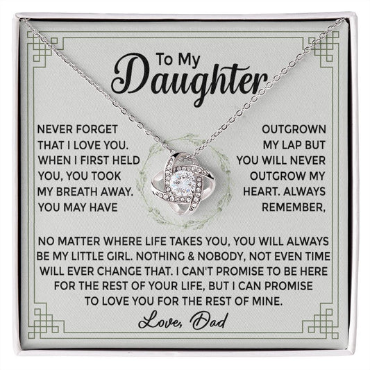 To My Daughter From Dad - Promise to Love You (ETSY)