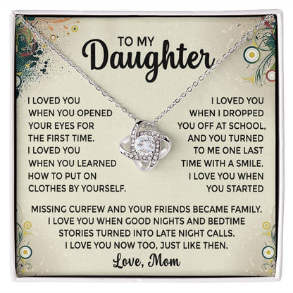 To My Daughter From Mom - I Love You (ETSY)