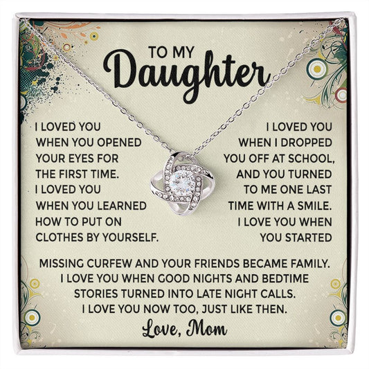 To My Daughter From Mom - I Love You (ETSY)