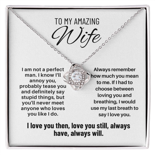 To My Wife - I Am Not A Perfect Man