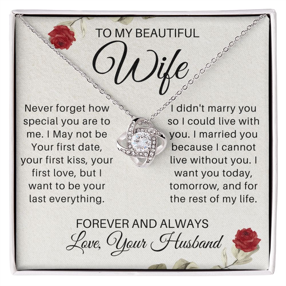 To My Wife - Forever and Always - roseversion (ETSY)