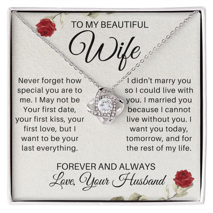To My Wife - Forever and Always - roseversion (ETSY)