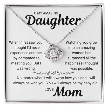 To My Daughter - When I First Saw You (ETSY)